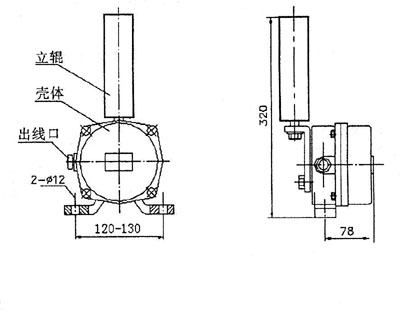 XLPP-J-I、XLPP-J-II兩級(jí)跑偏開(kāi)關(guān)KBW-220P防爆兩級(jí)跑偏開(kāi)關(guān)
