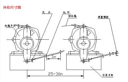 機(jī)械型LXA-01GKH-T2-E型雙向拉繩開關(guān)商_拉繩開關(guān)拉繩緊急閉鎖開關(guān)供應(yīng)商