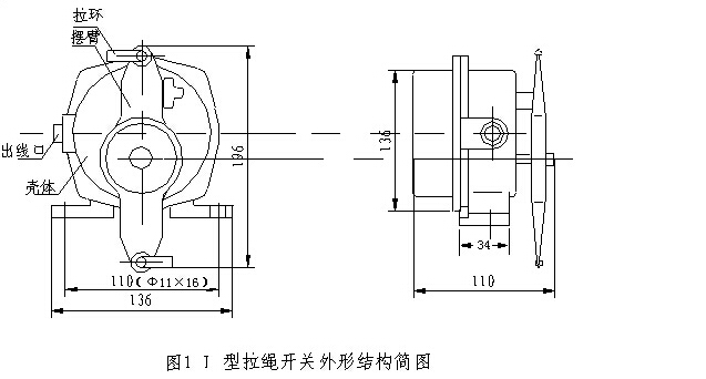 卓信BXYLS-I防爆雙向拉繩開關_雙向拉繩開關生產(chǎn)廠家工廠直營