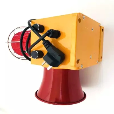 BSG-LED粉磨設備聲光報警器、CS116AL-D-24-R多種語音可選聲光報警器24V電壓生產